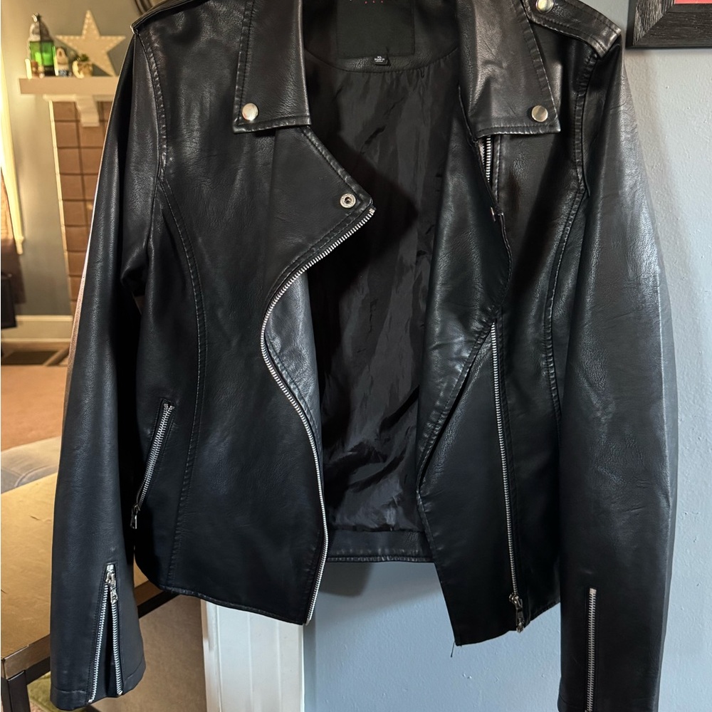 Therapy Black Leather Jacket